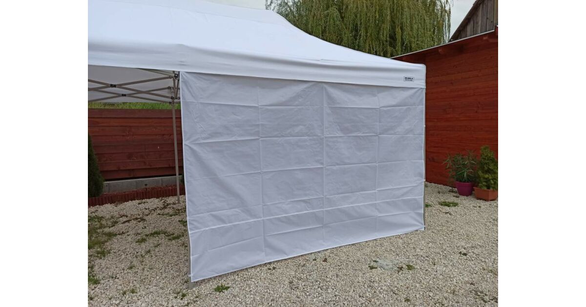 3m vastag tépőzáras oldalfal zöld oldalponyva rendezvény sátorhoz 280g/m2 146714568
