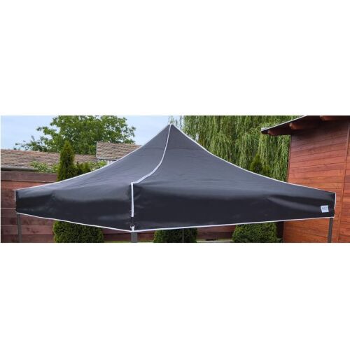 3x3 UV orkán fekete tetőponyva sátortető sátorponyva ponyva sátor tető erős ST30 2,9x2,9m 146714689