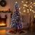 Műfenyő, LED és optikai szálas világítás, csillaggal díszített tetejű, 210 cm 146715291