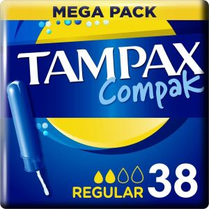 Tampax 38 darabos készlet, Műanyag, Kék 146715998 - Tampon