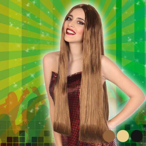 Paróka, BigBuy Karnevál, hosszú, fekete 146716525