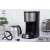Berlinger Haus BH-9254 electric coffee maker in dark champagne color with glass carafe, filter, and measuring spoon