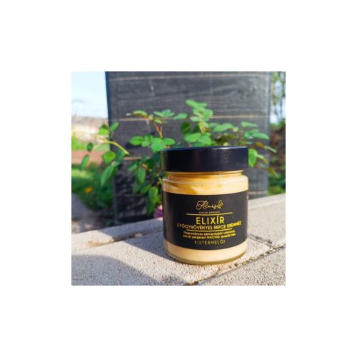 Almási Családi Méhészet Elixír – repceméz gyógynövényes alkoholos kivonattal Méret: 300g 146717408
