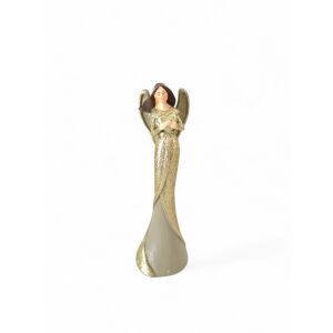 Aurora – Aranyporral díszített angyal szobor szívvel (7x7x22 cm) 146717429 - Lakberendezés