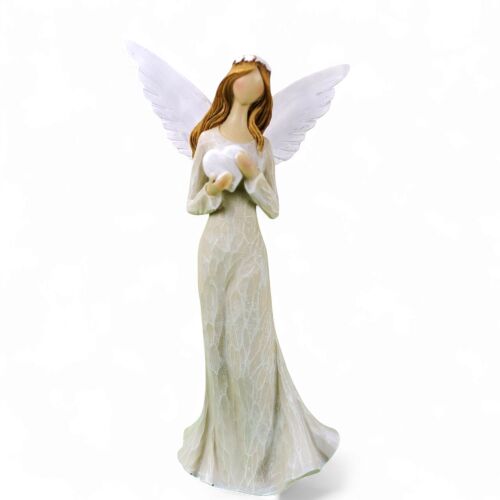 A Szív Őrzője – Arc nélküli angyalszobor (32 cm)