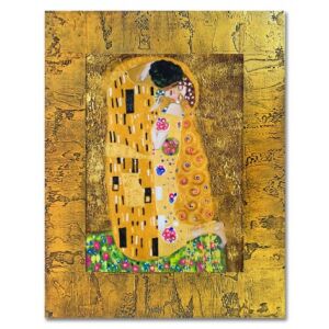 Festmény - A csók (48x58 cm) 146717495 - Lakberendezés