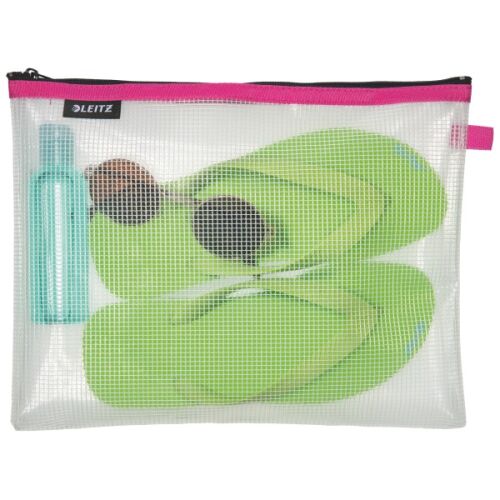 Leitz Wow Puhafedeles Vízálló Rendszerező Táska L méret - Átlátszó / Rózsaszín 146717733
