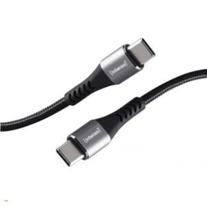 Intenso C315C USB-C apa - USB-C apa 2,0 Adat és töltő kábel 1,5m - Fekete 146717759 - USB kábel