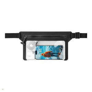 Fixed FIXDR-BT-BK Telefontartó vízálló Övtáska - Fekete