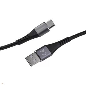 Intenso A315C USB-A apa - USB-C apa Adat és töltő kábel 1,5m - Fekete 146718137 - USB kábel