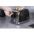 Berlinger Haus BH-9395 Toaster 2-plastkowy w kolorze czarnym na blacie z toastem