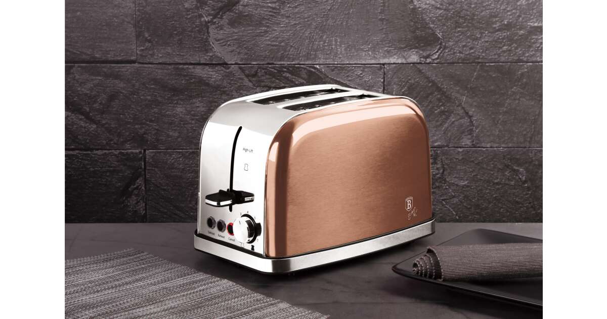 Berlinger Haus BH-9390 Metallic Rosegold Line 2-slice toaster