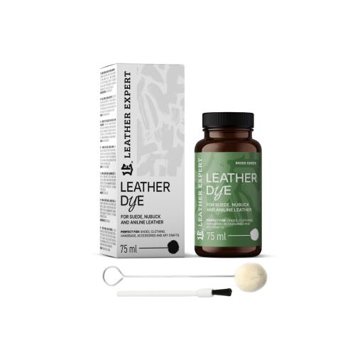 Barwnik do zamszu Musk Green Leather Expert, barwnik do zamszu, nubuku, aniliny 75ml