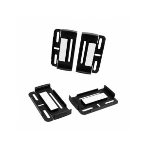 Vékony rendszámtábla tartó készlet, fekete, 4 darabos 146719189 - Rendszámtábla tartó