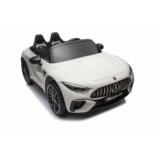 Elektromos kisautó Mercedes AMG SL63 4x200W 24V fehér EVA, ECO bőr 146719259