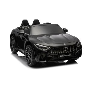 Elektromos kisautó Mercedes AMG SL63 4x200W 24V fekete EVA, ECO bőr 146719293 - Elektromos jármű
