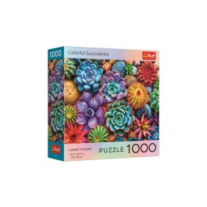 Trefl 1000 db-os puzzle - Színes pozsgások (99307) 146719561 - Puzzle