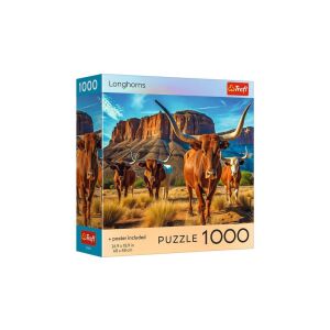 Trefl 1000 db-os puzzle - Texasi hosszúszarvúak  (99280) 146719599 - Puzzle