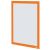 Posztertábla, fali, A4 méret, műanyag keret, 2 db, NOBO, narancs 146720235