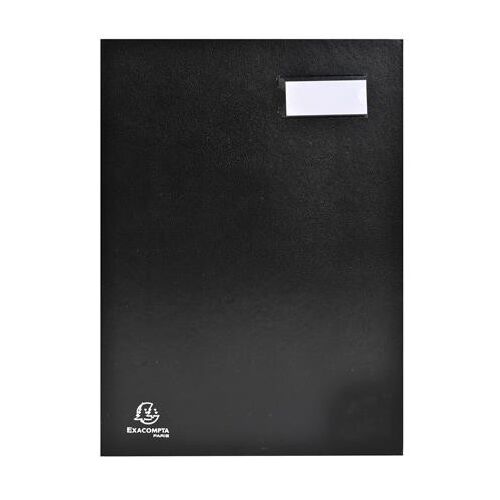 Aláírókönyv, A4, 12 részes, karton, EXACOMPTA, fekete 146720238