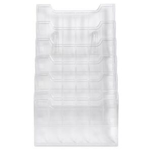 Katalógustartó, fali, A4, fekvő, 6 rekeszes, EXACOMPTA "Office", áttetsző 146720268 - Iratrendezés