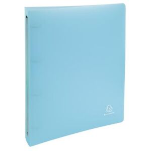 Gyűrűs könyv, 4 gyűrű, 40 mm, A4, PP, EXACOMPTA, pasztell kék 146720292 - Irodaszer