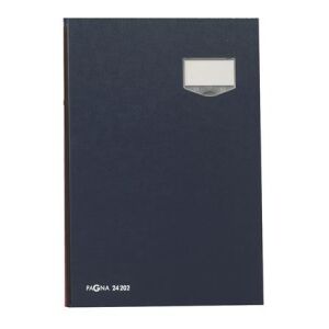 Aláírókönyv, A4, 20 rekeszes, karton, PAGNA, kék 146720359 - Aláírókönyv