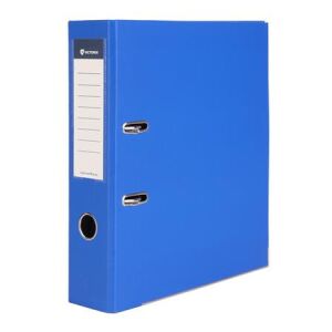 Iratrendező, 75 mm, A4, PP/karton, élvédő sínnel, VICTORIA OFFICE, "Basic", királykék 146720389 - Iratrendezés