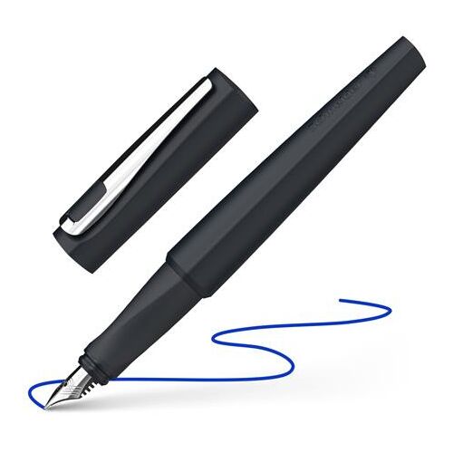 Töltőtoll, M-es, SCHNEIDER "Tomo", fekete