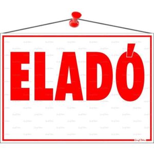 Információs tábla, 35x25 cm, "Eladó" 146720675 - Információs tábla