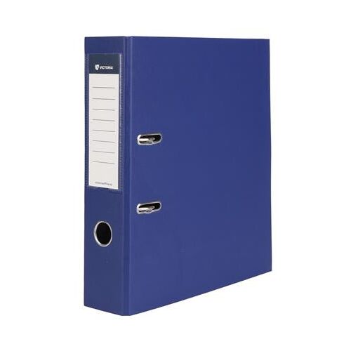 Iratrendező, 75 mm, A4, PP/karton, VICTORIA OFFICE, "Basic", tengerészkék 146720757