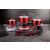Berlinger Haus BH-7180 Metallic Line Burgundy Edition Dinnerware set with detachable handle, 22 pieces  54136442