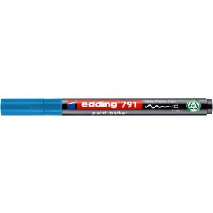 Lakkmarker, 1-2 mm, PCR, EDDING "791", világoskék 146720774 - Marker