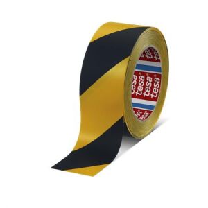 Jelölőszalag, 50 mm x 33 m, TESA "Professional Premium", fekete-sárga 146720804 - Jelölés & Figyelmeztetés