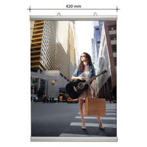 Plakátsín, alumínium, 420 mm, ANTRA 146720819 - Prezentációs eszköz