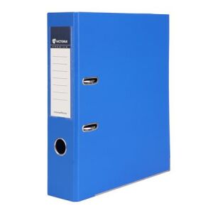 Iratrendező, 75 mm, A4, PP/PP, élvédő sínnel, VICTORIA OFFICE, "Premium", királykék 146720933 - Irodaszer