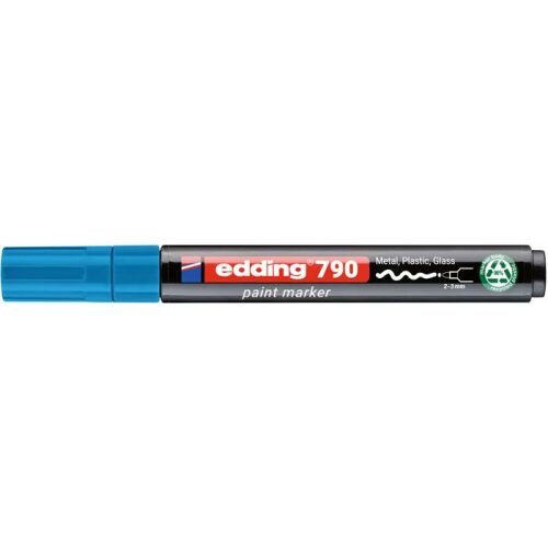 Lakkmarker, 2-3 mm, PCR, EDDING "790", világoskék