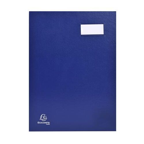 Aláírókönyv, A4, 18 részes, karton, EXACOMPTA, kék 146721051