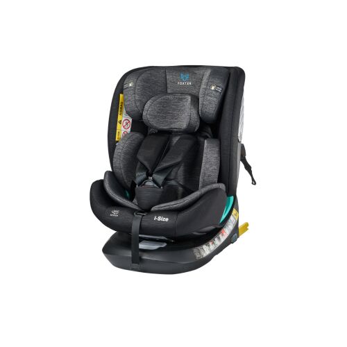Foxter One I-Size 360°-ban forgatható ISOFIX gyermekülés (40-150 cm) - Black-Grey 146721068