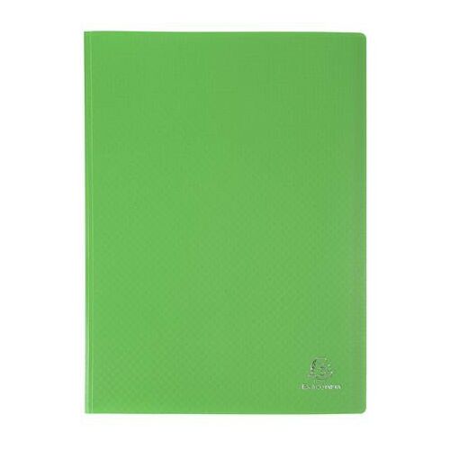 Bemutatómappa, 30 zsebes, A4, EXACOMPTA "Opak", zöld 146721324