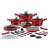 Berlinger Haus BH-7184 24 piece cookware set with removable handles, red