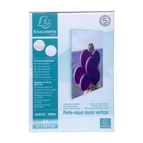 Információs tábla, fali, A4, EXACOMPTA, álló 146721402