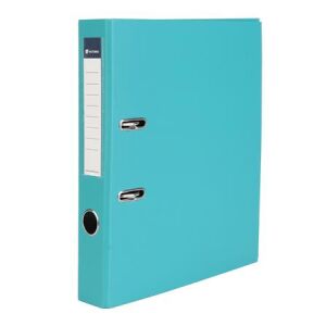 Iratrendező, 50 mm, A4, PP/karton, VICTORIA OFFICE, "Basic", türkiz 146721431 - Iratrendezés