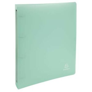 Gyűrűs könyv, 4 gyűrű, 40 mm, A4, PP, EXACOMPTA, pasztell zöld 146721453 - Irodaszer