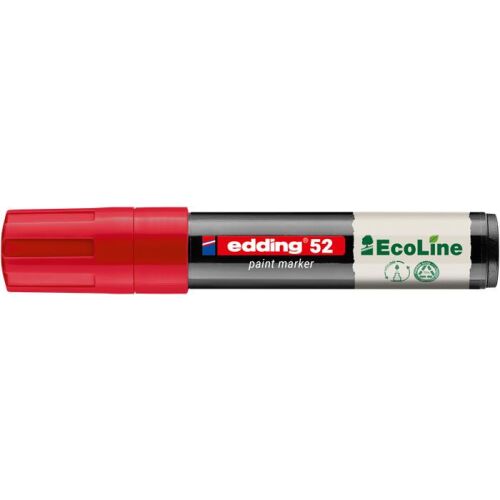 Lakkmarker, 4-15 mm, EDDING "52", piros