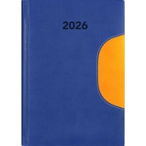 Naptár, tervező, A5, napi, DAYLINER "Memphis", kék-sárga 146722161 - Irodai kiegészítő