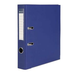Iratrendező, 50 mm, A4, PP/karton, élvédő sínnel, VICTORIA OFFICE, "Basic", tengerészkék 146722176 - Iratrendezés