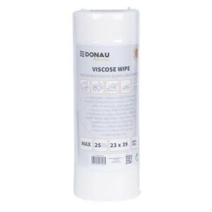 Törlőkendő, univerzális, 25 db, 23x39cm, DONAU "Home", fehér 146722222 - Takarítás