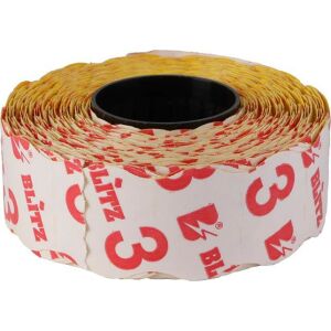 Árazószalag, 22x16 mm, BLITZ, sárga 146722243 - Árazószalag