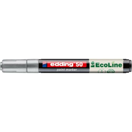 Lakkmarker, 2-3 mm, EDDING "50", ezüst 146722256